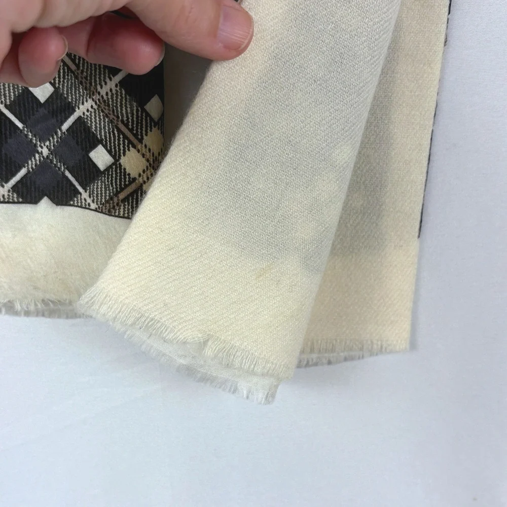 vTG Oscar de la Renta Accesory Street Men Silk Wool Scarf Japan Formal Classic